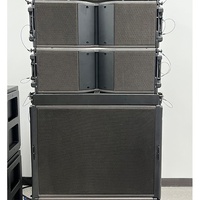 Altavoz de matriz de línea dual de 10 pulgadas, altavoz de audio profesional de 2 vías para puesta en escena, 2 vías