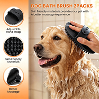 Kit de toilettage professionnel 4-en-1 Elecpet : Brosse démêlante large et peigne à picots pour chiens et chats (pour la perte de poils)
