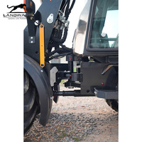 Chargeur articulé de style européen certifié EPA Euro 5, machine de chargement diesel compacte, mini-chargeur frontal, livraison rapide mondiale
