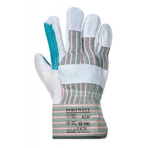 PORTWEST-Gant gris A230GRRXL Double Palm Rigger-GANTS EAN 5036108292219 - Product Image 2