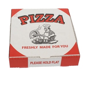 Caja de embalaje de <span class=keywords><strong>pizza</strong></span> de papel impresa personalizada de 10, 12, 14, 16 y 18 pulgadas con logotipo para llevar, cartón de embalaje de <span class=keywords><strong>pizza</strong></span> - Product Image 4