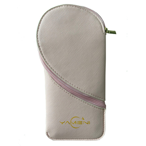 Heart Shape Cosmetic Brush Bag Water Resistant Portable Travel <b>Makeup</b> <b>Case</b> with Inner Pockets and Zipper Closure - Product Image 3