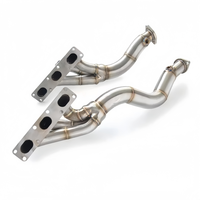 Collecteur d'échappement en acier inoxydable pour améliorer les performances de la BMW Série 5 E60 M54 2003-2007, améliore la réponse du papillon des gaz du moteur