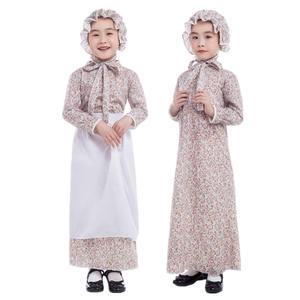 Costumes pour enfants grand-mère loup <span class=keywords><strong>Cosplay</strong></span> Costume conte de fées Costume à thème robes florales pour filles fête Halloween <span class=keywords><strong>Cosplay</strong></span> - Product Image 1