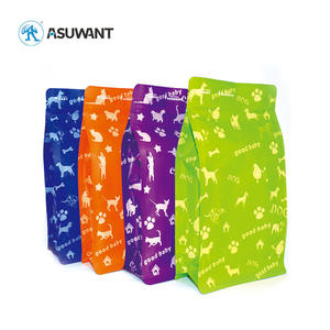 공장 5kg 10kg 15kg 20 kg 지퍼락 알루미늄 호일 플랫 바닥 개 고양이 식품 플라스틱 포장 맞춤형 건조 애완 동물 사료 20 kg 가방 - Product Image 5