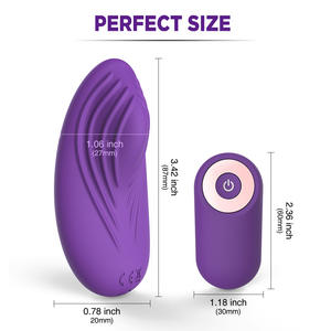 Vibrateurs œufs sauteurs en silicone portables, étanches, à faible bruit, télécommandés sans fil 10 fréquences, jouets sexuels pour masturbation féminine - Product Image 6
