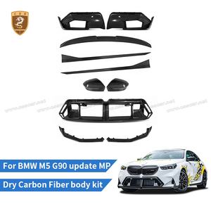 Kit de carrosserie en fibre de carbone sèche style <span class=keywords><strong>M</strong></span>-Performance pour <span class=keywords><strong>BMW</strong></span> Série 5 M5 G90 Jupe latérale avant Diffuseur arrière Spoiler haute performance - Product Image 2