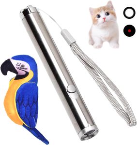Stylo pointeur laser LED RGB, jouet lumineux pour chat, équipement d'éclairage, lumières indicatrices, rechargeable par USB, IP44, intérieur/extérieur - Product Image 1