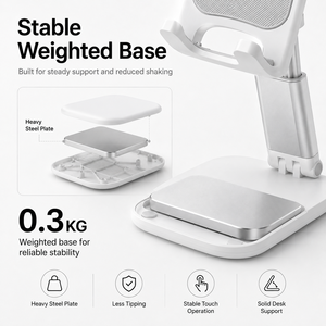 Supporto per Telefono Pieghevole in ABS con Base Antiscivolo, Design Pastello Cartoon, per Camere da Ragazza, Compatibile con Telefoni, Standard di Sicurezza - Product Image 5