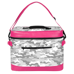 Isolierte Wein kreis flasche Tragbares Angeln Wandern Picknicks Eimer Rucksack Kühltasche - Product Image 4