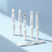 Flacon cosmétique sans air rechargeable et écologique de 3 ml et 5 ml, avec pinceau, à mécanisme rotatif, pour correcteur et savon liquide – Vente directe usine