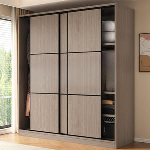 <span class=keywords><strong>Armadio</strong></span> Moderno in Legno Massello con <span class=keywords><strong>Ante</strong></span> <span class=keywords><strong>Scorrevoli</strong></span> per Camera da Letto, Arredamento Domestico - Product Image 5