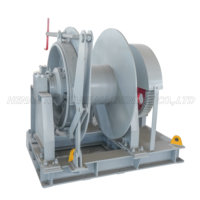 Treuil/guindeau/palan/tugger hydraulique en acier certifié CCS à télécommande sans fil verticale marine de 8 tonnes à couple élevé