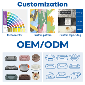 C4P sofá de lujo personalizable cómodo para perros cama para mascotas sofá cama extraíble lavable para perros perrera con materiales de alta calidad - Product Image 6
