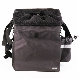 Logo personnalisé <span class=keywords><strong>Chien</strong></span> Vélo Panier Transporteur Pliable Vélo Avant Pet <span class=keywords><strong>Sac</strong></span> À Dos Top Cordon Animal Voyage <span class=keywords><strong>Sac</strong></span> - Product Image 2