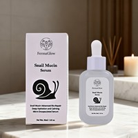 Ensemble de soins de la peau du visage au collagène de mucine d'escargot fermenté pour l'hydratation, la réparation, l'éclaircissement et l'anti-âge pour les peaux grasses ou les soins de nuit