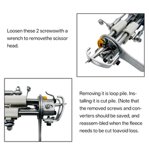 Pistola da Tufting Automatica AK-V Blu a Bassa Rumorosità 220V 50Hz <span class=keywords><strong>per</strong></span> la Produzione di <span class=keywords><strong>Tappeti</strong></span>, Campione di Vendite - Product Image 3