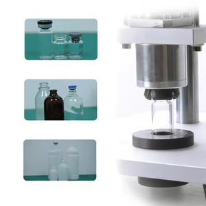 Machine de capsulage pneumatique semi-automatique pour bouteilles en verre avec bouchon en aluminium, parfums, cosmétiques, aliments, boissons, produits chimiques - Product Image 3
