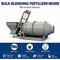Mélangeur à tambour automatique BB avec acier inoxydable SUS304 et moteur pour la production en vrac d'engrais en agriculture