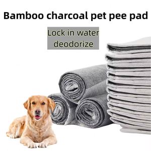 Multiple Types and Sizes Bamboo Charcoal Pet Training <b>Mat</b> 50 Pieces Absorbent & Disposable <b>Mats</b> for Dogs, Cats, and <b>Puppies</b> - Product Image 5