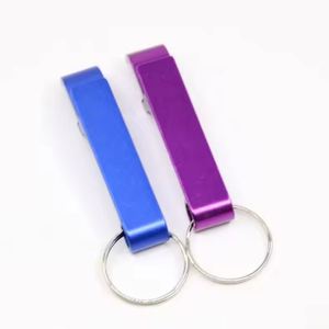 Wholesale Aluminum Alloy Bottle Convenient Portable Colorful Pocket <b>Keyring</b> Custom Logo Beer Opener Keychain - Product Image 6