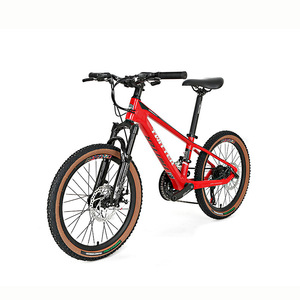 Bicicleta de montaña KID20 de 20 pulgadas de fibra de carbono con horquilla de suspensión y freno de disco doble para niños - Product Image 1