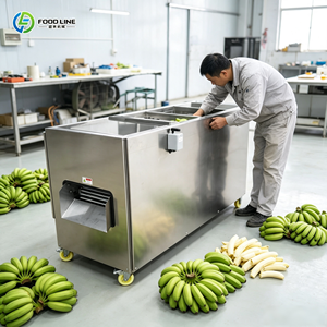 Machine à peler les plantains 1500 <span class=keywords><strong>kg</strong></span>/h, machine à peler et à trancher les plantains en acier inoxydable - Product Image 4