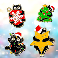 Anstecknadel-Hersteller: Metallabzeichen, Großhandel Broschen, individuelle Weihnachts-Logo-Emaille-Pins, weiche und harte Emaille-Pins nach Maß
