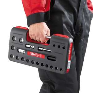 USAG - U06090016 Surtido con zócalos bihexagonales y trinquete de 3/8 ''en caja bimaterial (18 Uds.) JUEGOS DE TRINQUETAS Y TOMAS - Product Image 3