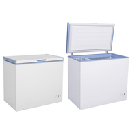 Offre Spéciale de 200L A + réfrigérateur commercial à porte ouverte unique congélateur coffre commercial pour crème glacée de supermarché
