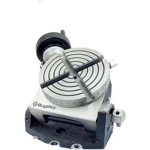 Mesa Giratoria de Hierro Fundido Buyoholic de 4 Pulgadas (100 mm) con Inclinación Horizontal y Vertical de 0 a 90 Grados, Componentes Centrales con Rodamientos para Fresado - Product Image 1