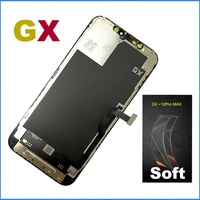 Écran tactile OLED de remplacement pour iPhone 14/15 Pro Max/X 11/12/13 Pro Max/12 Mini GX 6,8 pouces, garantie 1 an