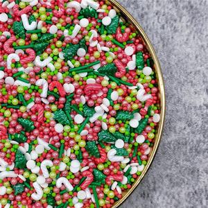Nouveautés : Perles de Noël comestibles pour la pâtisserie, en forme de cloche, en sucre, pour décorer les gâteaux, les bonbons et les sapins de Noël - Product Image 5