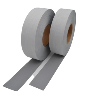 Tùy chỉnh Bạc grey khả năng hiển thị cao phản quang vải polyester TC may Băng - Product Image 5