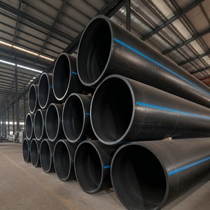 Tuyau d'alimentation en eau HDPE PE100, <span class=keywords><strong>tube</strong></span> <span class=keywords><strong>PEHD</strong></span> 110 mm, <span class=keywords><strong>tube</strong></span> d'eau potable PN16 SDR 11, tuyau HDPE pour projet d'assainissement municipal - Product Image 1