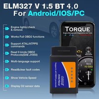 Profesional Mini ELM327 OBD 2 lector de código BT coche escáner de diagnóstico máquina versión herramienta para vehículos Automotriz coches