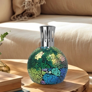 Lámpara de Aromaterapia Catalítica de Mosaico de 400 ml, Quemador de Aceites Esenciales de Vidrio/Metal, Lámpara de Perfume para Uso Aromático - Product Image 4