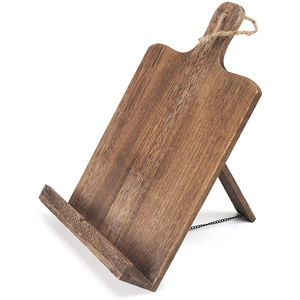 Support de livre de <span class=keywords><strong>cuisine</strong></span> <span class=keywords><strong>en</strong></span> <span class=keywords><strong>bois</strong></span> porte-livre de recettes rustique Vintage <span class=keywords><strong>pour</strong></span> comptoir de <span class=keywords><strong>cuisine</strong></span> support de <span class=keywords><strong>tablette</strong></span> Ipad Portable et pliable - Product Image 1