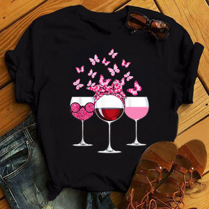 Designer de mode impression personnalisée femmes vêtements femme graphique imprimé t-shirts dames décontracté blanc à manches courtes hauts t-shirts - Product Image 6
