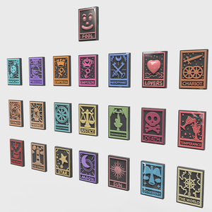 Set di Carte dei Tarocchi Personalizzate per Divinazione, Portacenere in Ceramica, Supporto Portatile Quadrato per Bastoncini d'Incenso, Prodotto Spirituale - Product Image 3