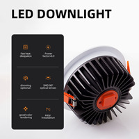 Plâtre Anti-Éblouissement Double Downlight Rond 6W 30W Spot Led Spot Light