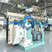 Ligne de production d'aliments pour animaux de 1 à 10 tonnes par heure, machine à granulés pour bovins, ovins, volailles et poulets, à vendre