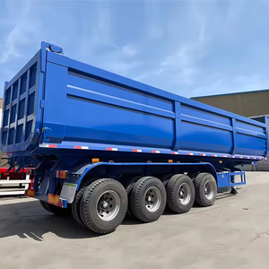 Semi-remorque robuste en forme de U avec 3 4 5 essieux pour le fret et l'utilitaire en vente - Product Image 6