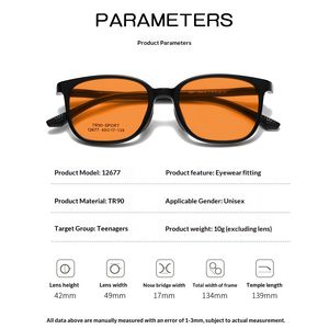 Очки OEM с защитой от синего света, оранжевые, с фильтром от синего света, очки для защиты глаз от синего света, очки с красными линзами для чтения - Product Image 4