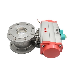 JTAIV Customizable <b>PTFE</b> Flange Thin Pneumatic Ball DN15 to DN200 Factory Wholesale with OEM Support - Product Image 2