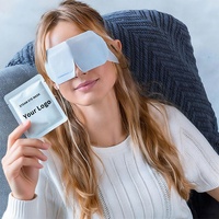 Patchs oculaires à l'acide hyaluronique et à la lutéine avec logo personnalisé pour apaiser la fatigue oculaire, masque oculaire chauffant jetable à la vapeur, fabricant