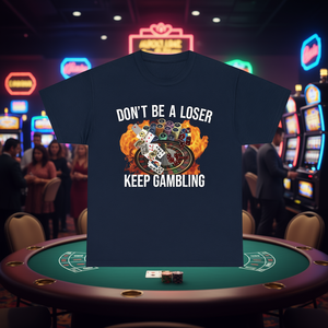 เสื้อยืดลายการพนันเสื้อยืดมีมส์ตลกๆประชดประชันออกแบบเสื้อผ้าส่งเสริมการขาย - Product Image 3