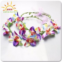 Karangan Bunga Lily LED Warna-warni, Ukuran Dapat Disesuaikan, Cocok untuk Anak Perempuan dan Wanita