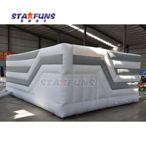 Château sautant des douanes Château gonflable noir blanc gonflable Maison de rebond avec toboggan <span class=keywords><strong>Location</strong></span> Gonflable Bouncer - Product Image 6