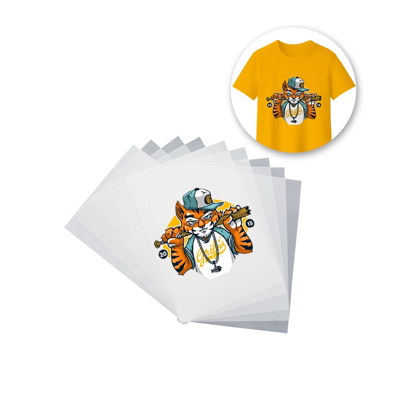 200 листа/уп наклейки для ногтей с pk A3 Размер холодной пилинг и горячей пилинг ПЭТ-пленка для переноса изображения DTF пленка для печати для футболки с принтом